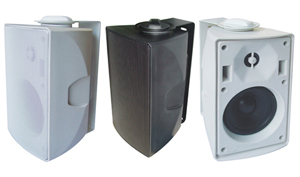 Wall Mounted Fashion Speaker with Power Taps