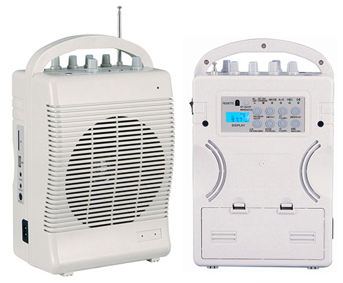 Portable Wireless PA Amplifier with Recorder and Bluetooth
