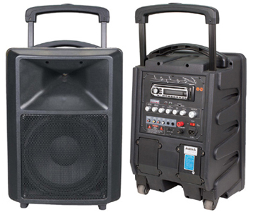 Portable Wireless PA Amplifier (CD/DVD/MP3/Tuner/USB/SD)