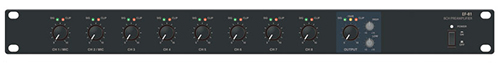 8x1 Channel Pre Amplifier with Paging